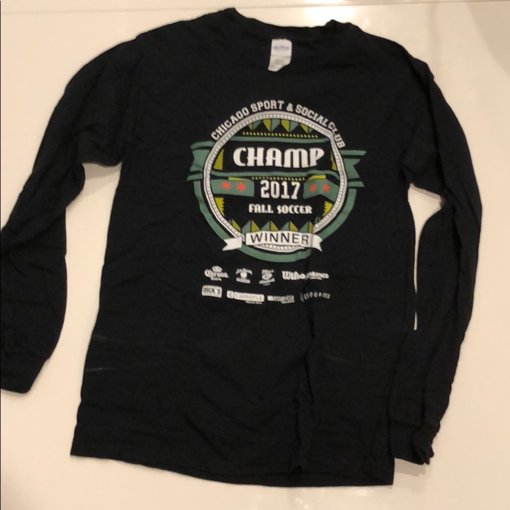 Rec soccer champion jersey